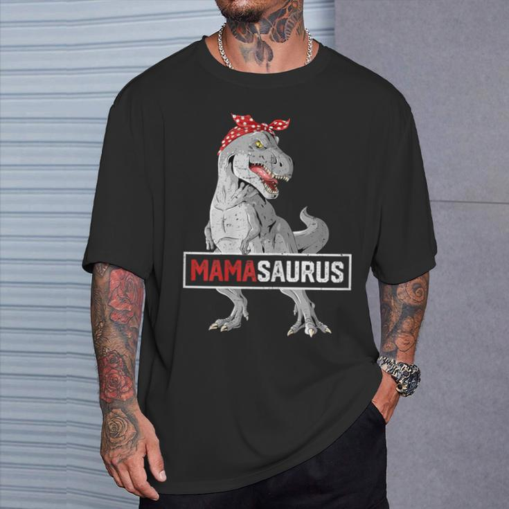 MamasaurusRex Birthday Dinosaur Mommy Family Matching T-Shirt Gifts for Him