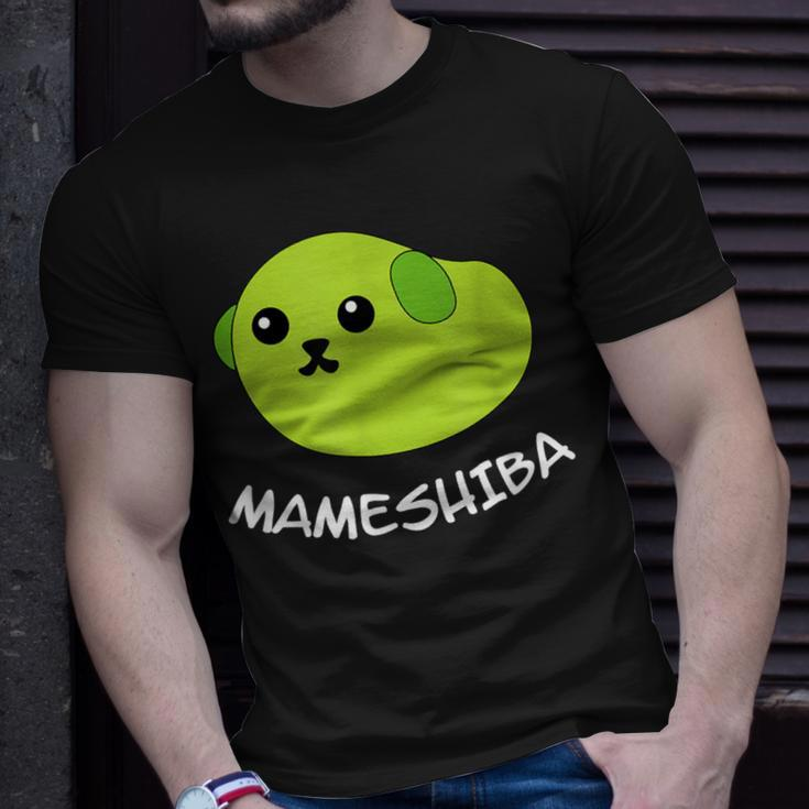 Mameshiba Edamame Bean Dog With Cute Grean Pea T-Shirt Gifts for Him