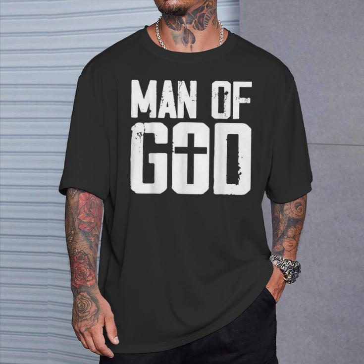 Man Of God I Jesus T-Shirt Gifts for Him