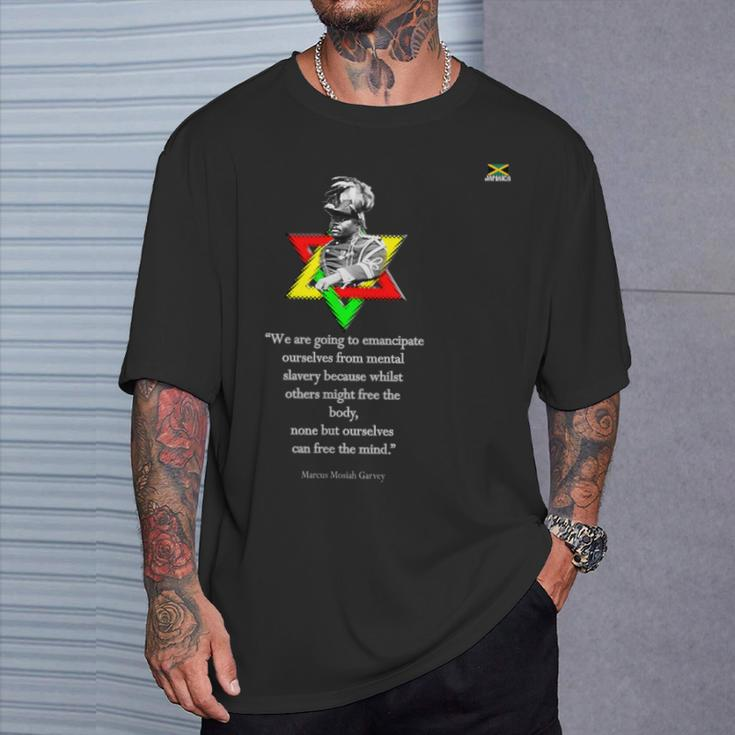 Marcus Mosiah Garvey Quote Jamaican National Hero T-Shirt Gifts for Him