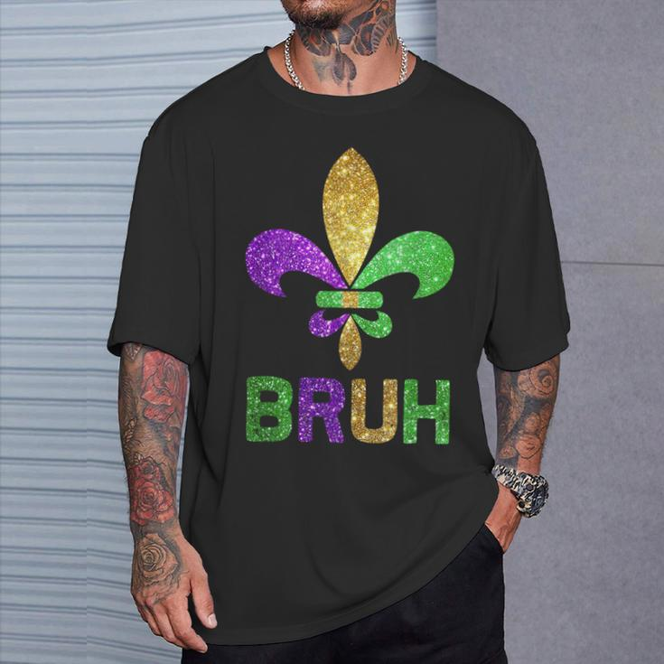Mardi Gras Bruh Carnival T-Shirt Gifts for Him
