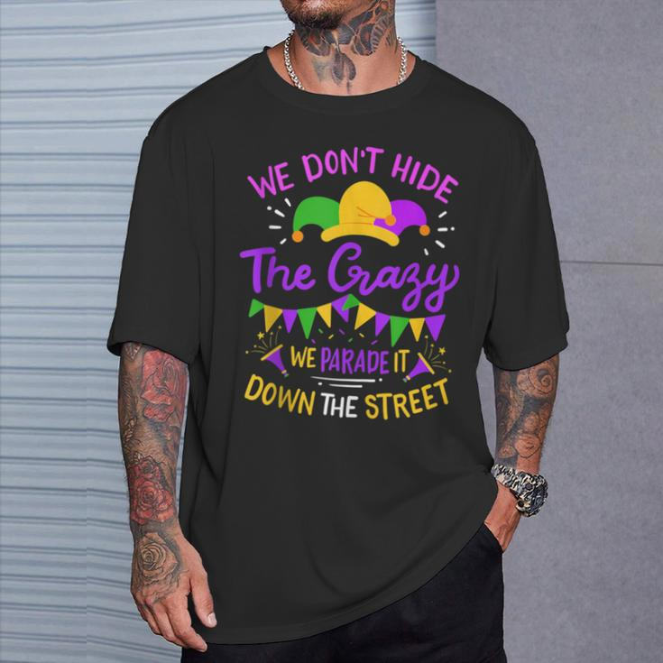 Mardi Gras Street Parade Party T-Shirt Gifts for Him