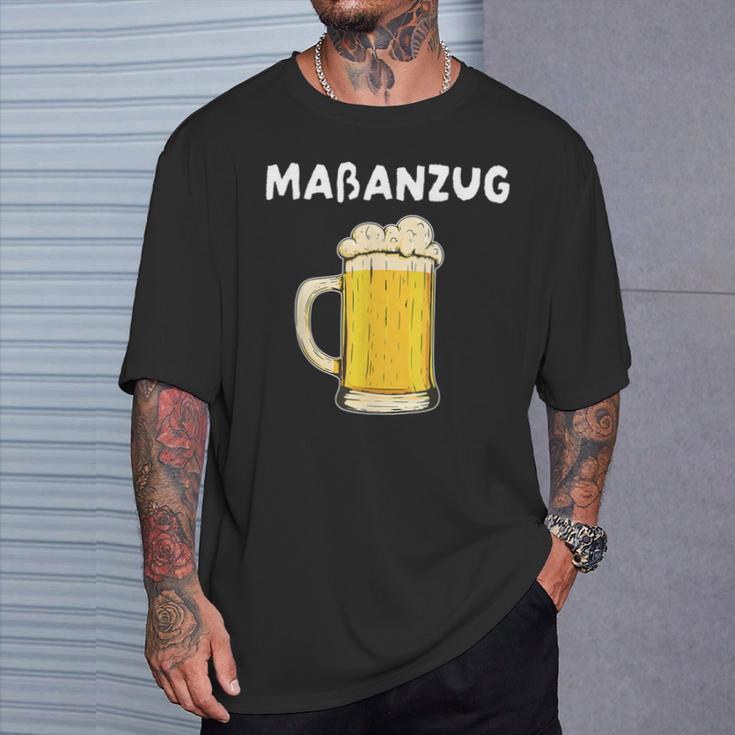 Maßanzug Maß Bier Hopfen Biertrinker Feiern Grill Fun Party T-Shirt Geschenke für Ihn