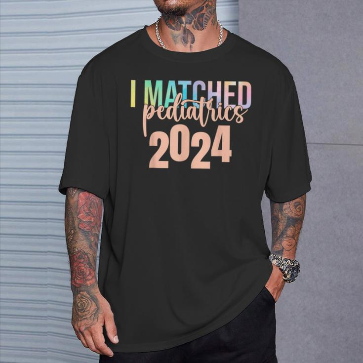 I Matched Pediatrics 2024 Medicine Match Day Tie Dye T-Shirt Gifts for Him