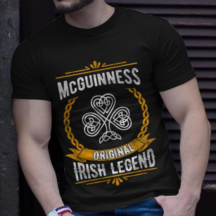 Mcguinness Irish Name Vintage Ireland Family Surname T-Shirt Gifts for Him