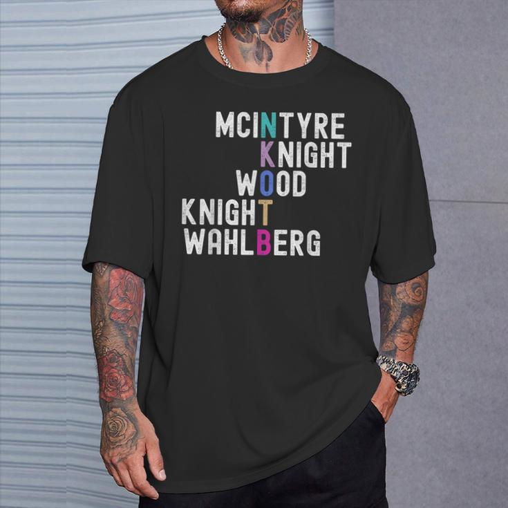Mcintyre Knight Wood Knight Wahlberg T-Shirt Gifts for Him