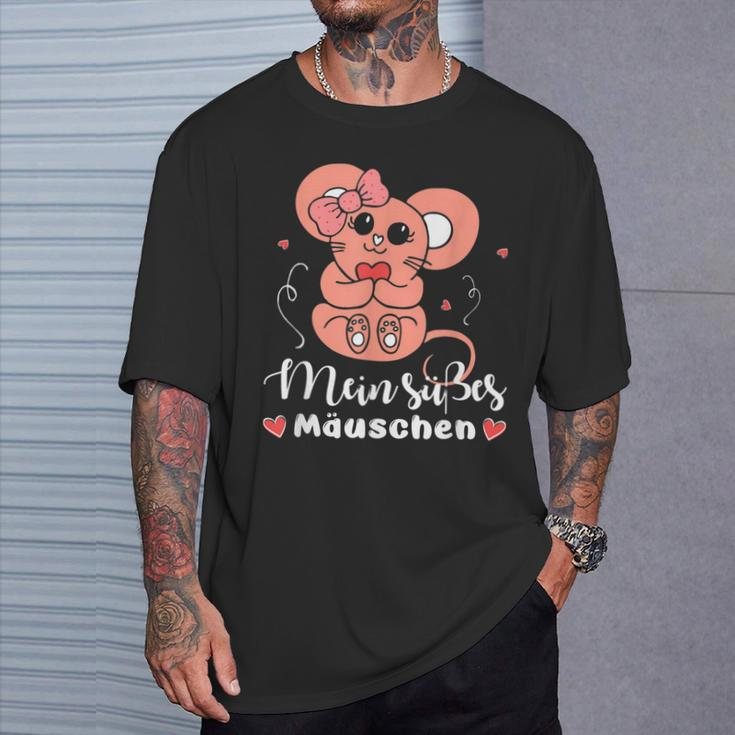 Mein Süßes Mäuschen Valentine's Day Mausi T-Shirt Geschenke für Ihn