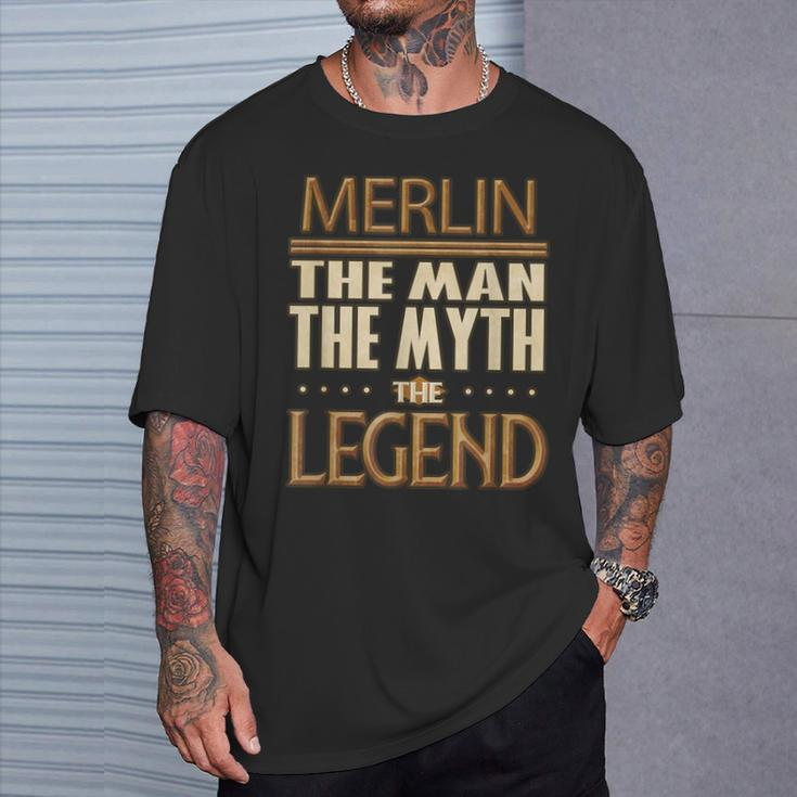 Merlin The Man The Myth The Legend T-Shirt Gifts for Him