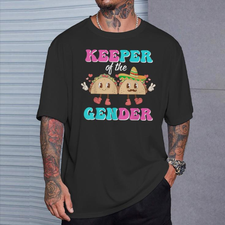 Mexican Gender Reveal Keeper Of The Gender Taco T-Shirt Gifts for Him