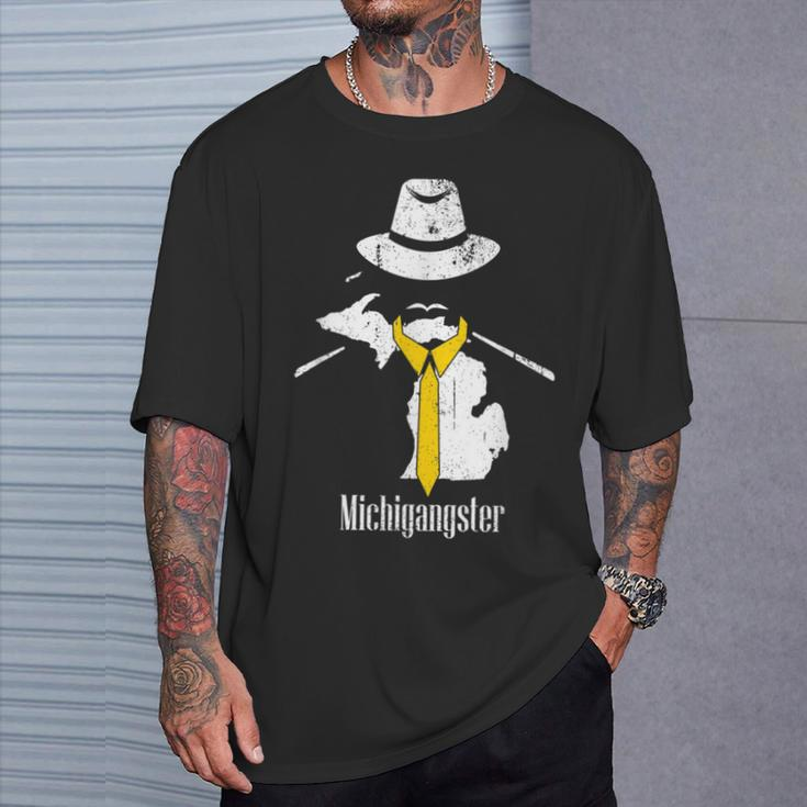 Michigan Michigangster T-Shirt Gifts for Him