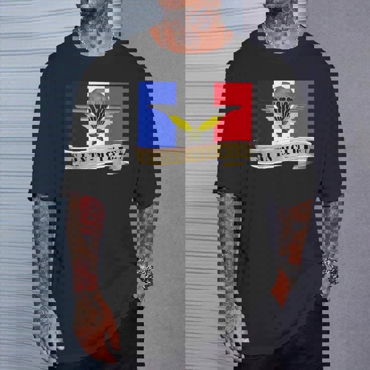 Militaire Saint-Michel Patron Parachutiste France Armée T-Shirt Cadeaux pour lui