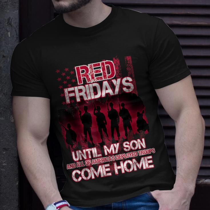 Military Red Friday Wear Red For Deployed Son T-Shirt Gifts for Him