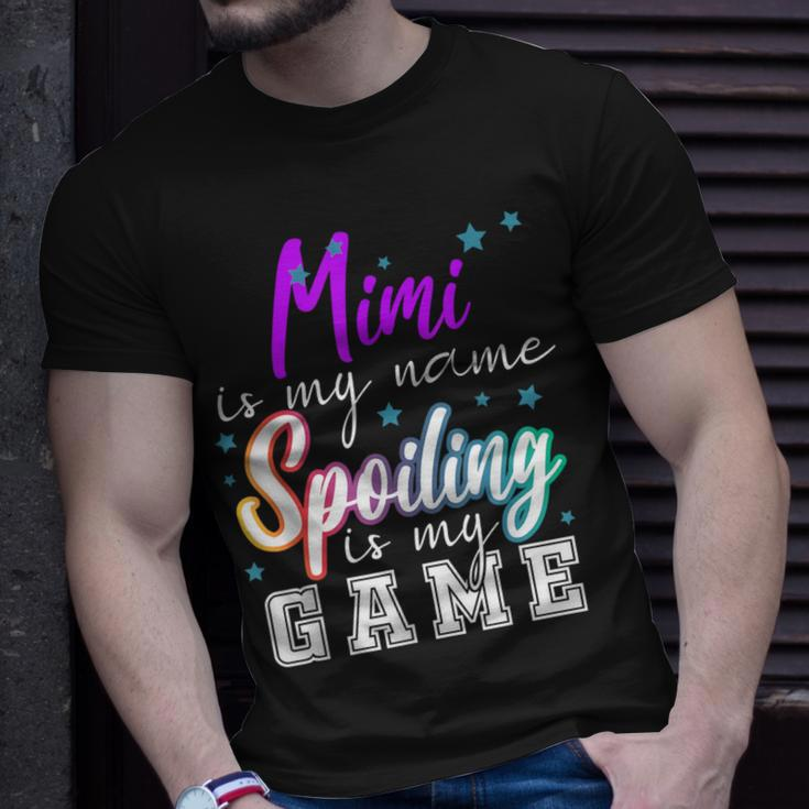 Mimi Is My Name Spoiling Is My Game Family T-Shirt Gifts for Him