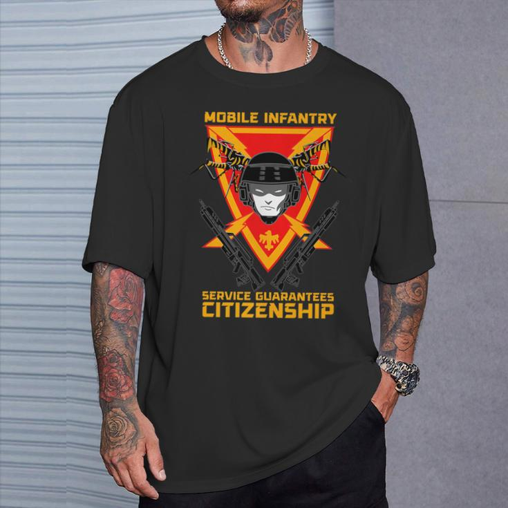 Mobile Infantry Service Guaran Citizenship T-Shirt Gifts for Him