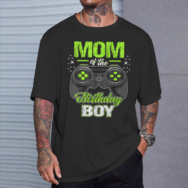 Mom Of The Birthday Boy Matching Video Gamer Birthday Party T-Shirt Gifts for Him