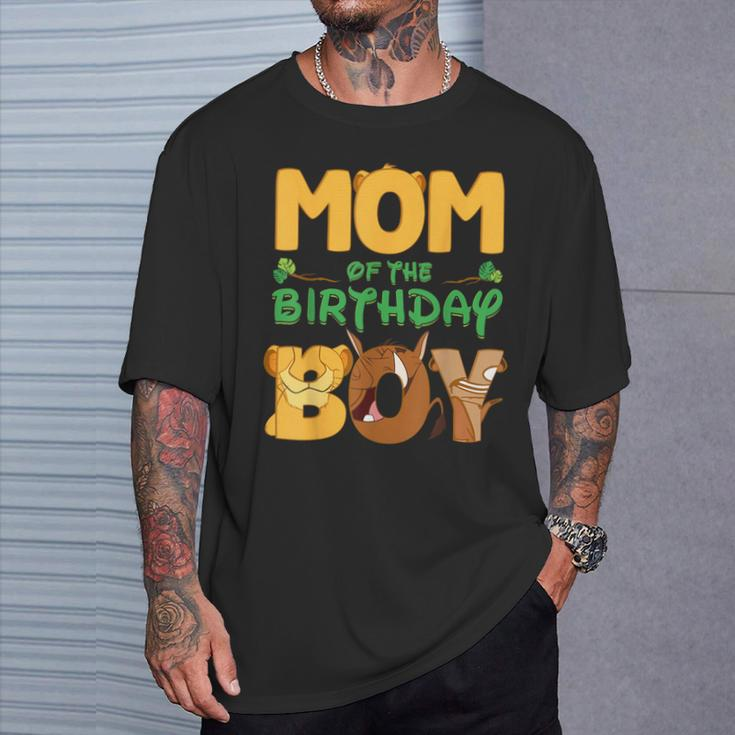 Mom And Dad Birthday Boy Lion Family Matching T-Shirt Gifts for Him