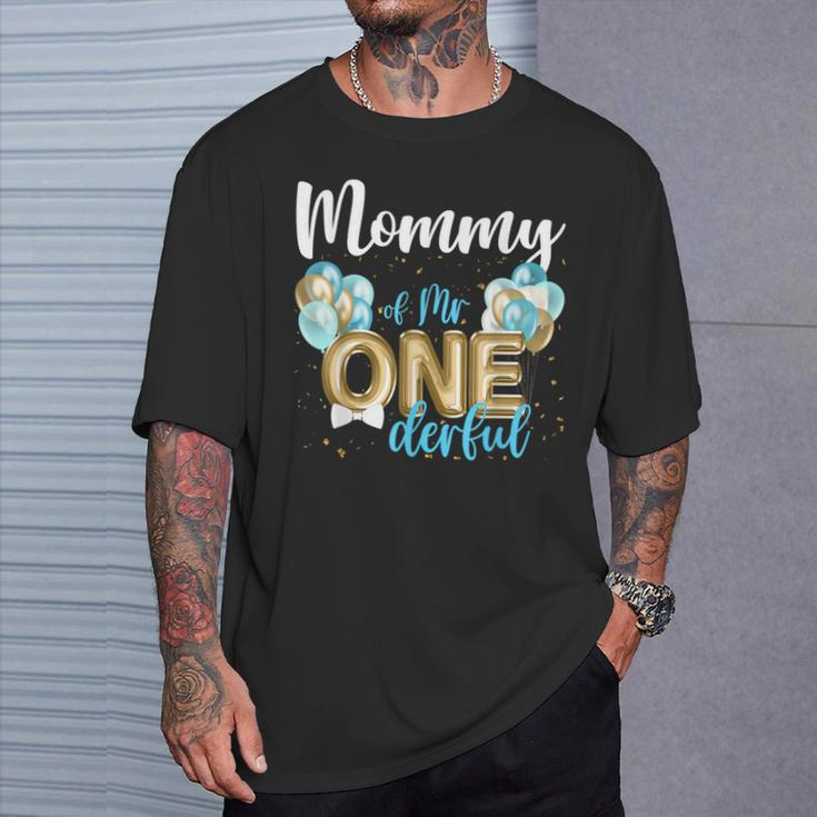 Mommy Of Mr Onederful 1St Birthday First One-Derful Matching T-Shirt Gifts for Him