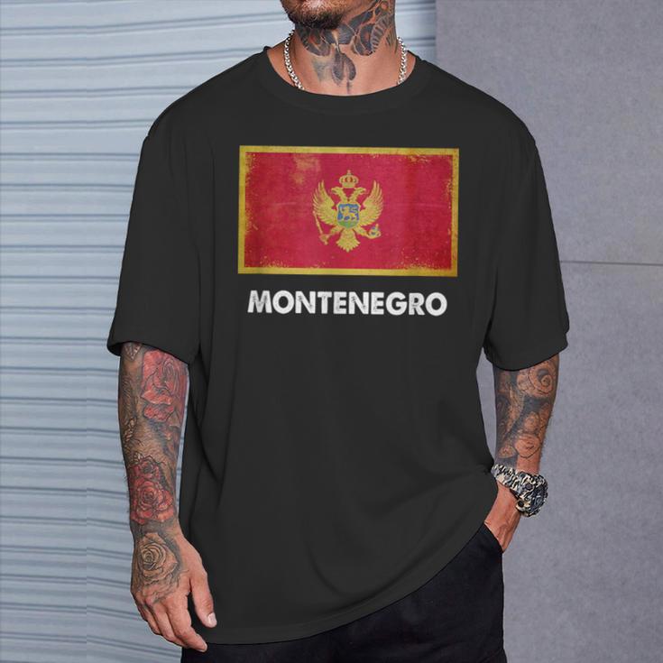 Monte Flag Jersey Montenegrinian T-Shirt Geschenke für Ihn