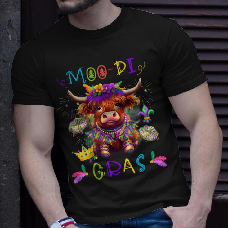 Moo-Di Mardi Gras Bead Heifer Fat Tuesday Festival Costume T-Shirt Gifts for Him