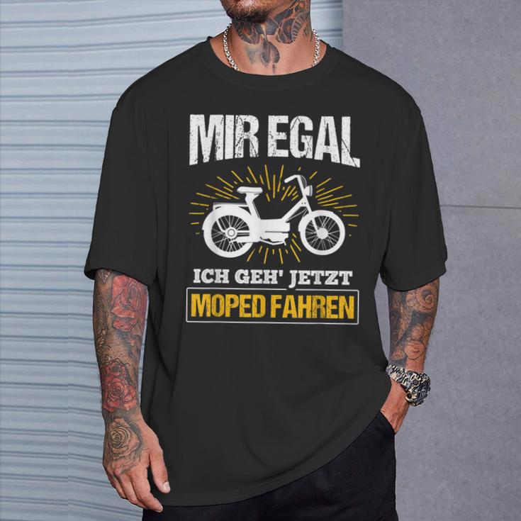 Moped Ich Geh' Jetzt Moped Fahren Ich Geh' Jetzt Moped F S T-Shirt Geschenke für Ihn