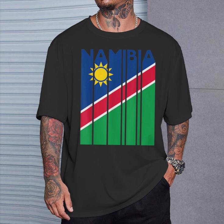 Namibian Flag Namibia Vintage Namibia T-Shirt Geschenke für Ihn