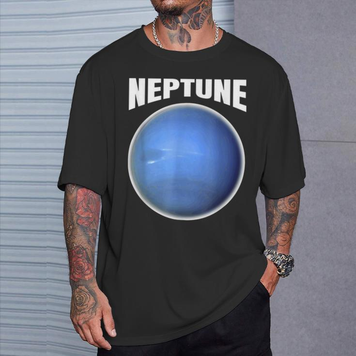 Neptune Solar System Planet T-Shirt Gifts for Him