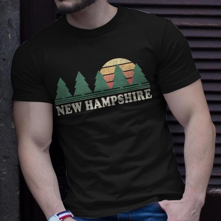 New Hampshire Nh Vintage Retro 70S Graphic T-Shirt Gifts for Him