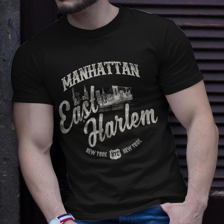 New York Manhattan East Harlem T-Shirt Gifts for Him