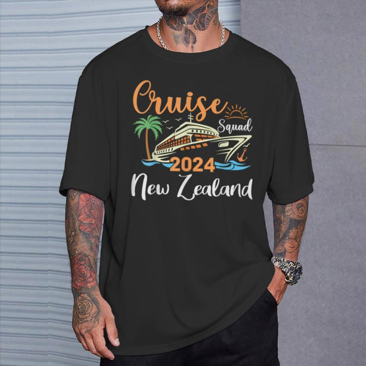 New Zealand Cruise Squad 2024 Family Holiday Matching T-Shirt Gifts for Him