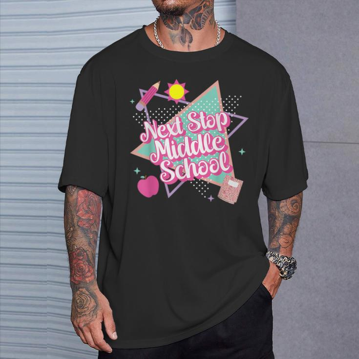 Next Stop Middle School Back To School Graduation Teacher T-Shirt Gifts for Him