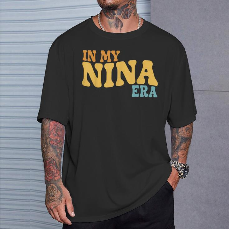 In My Nina Era Groovy Tie Dye T-Shirt Gifts for Him