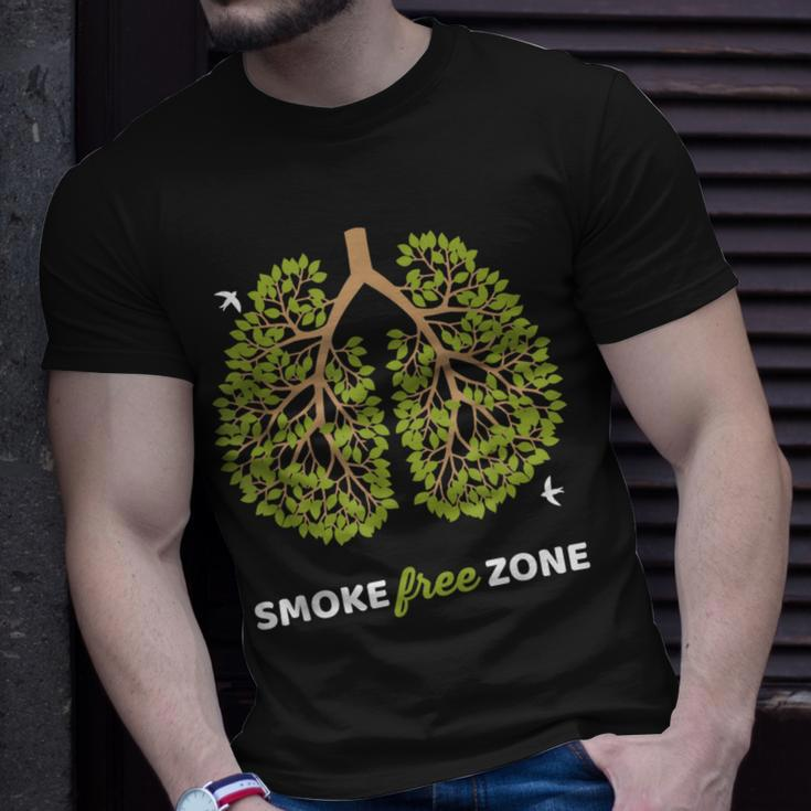 No Smoking Smoke Free Zone For World No Tobacco Day T-Shirt Gifts for Him