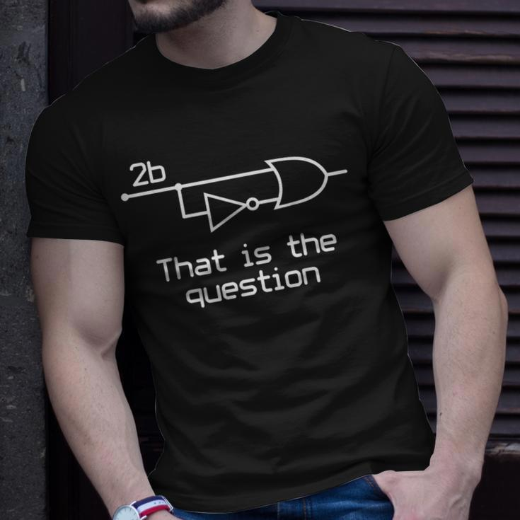 To Be Or Not To Be Electrical Engineer Circuit Dark T-Shirt Gifts for Him