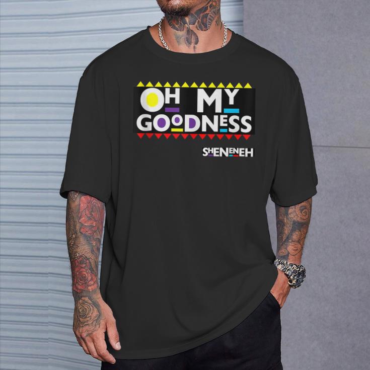 Oh My Goodness 90'S Black Sitcom Lover Urban Clothing T-Shirt Gifts for Him