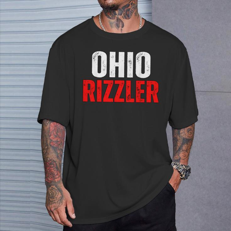 Ohio Rizzler Ohio Rizz Ironic Meme Quote T-Shirt Gifts for Him