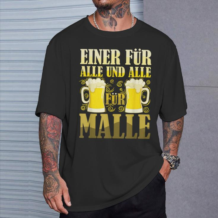 One For All And All For Malle S T-Shirt Geschenke für Ihn