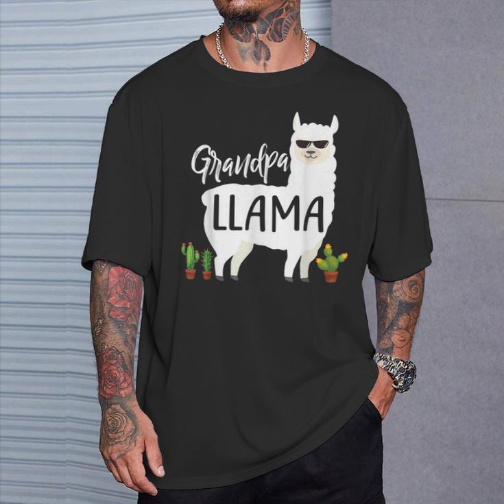 Opa Lama Geschenk Für Männer Papa T-Shirt Geschenke für Ihn