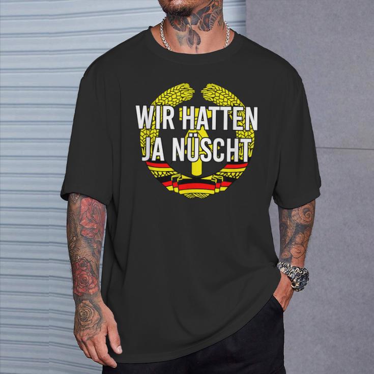 Ostdeutscher Ossis Father's Day Cult Wir Hatten Ja Nühnt T-Shirt Geschenke für Ihn