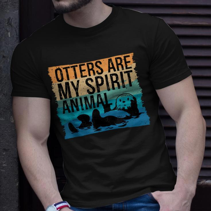 Otter Lover Otter Spirit Animal Otter Otter T-Shirt Gifts for Him