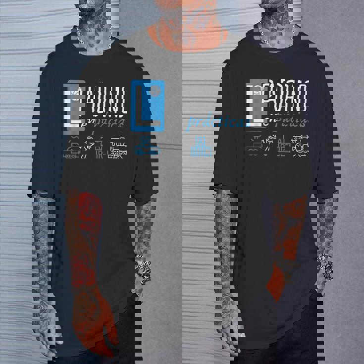 Padrino En Prácticas Anuncio Divertido Del Futuro Padrino Camiseta unisex Regalos para él