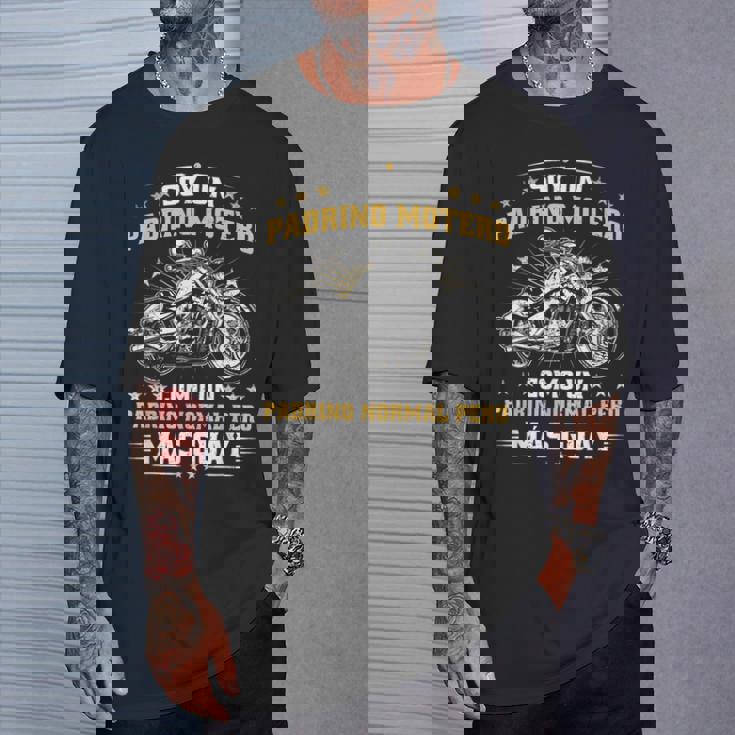 Padrino Motero Divertido Padrino Cumpleaños Motero Regalo Camiseta unisex Regalos para él
