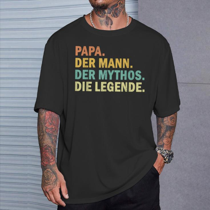 ‘Papa Der Mann Der Mythos Die Legende’ T-Shirt Geschenke für Ihn