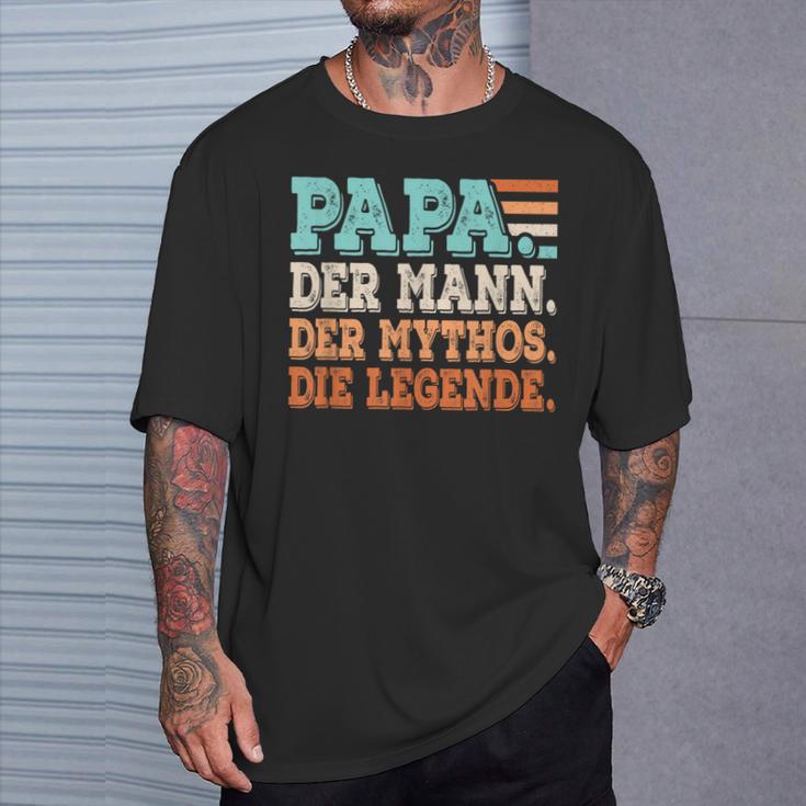 Papa Der Mann Der Mythos Die Legendeater Father's Day T-Shirt Geschenke für Ihn