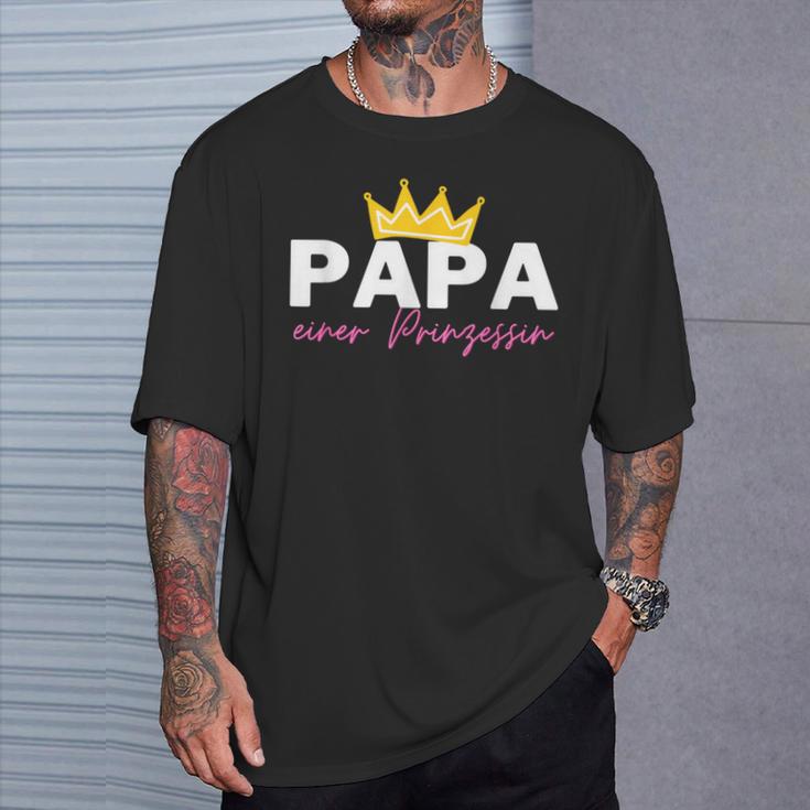 Papa Einer Prinzessin Für Lieblingpapaon Der Tochter T-Shirt Geschenke für Ihn