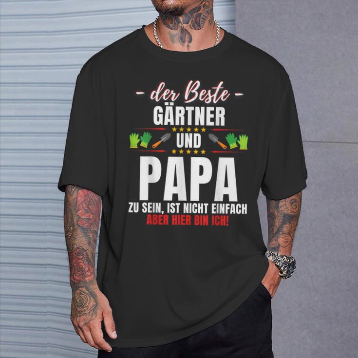 Papa Und Gärtner Garden Gardening Saying T-Shirt Geschenke für Ihn