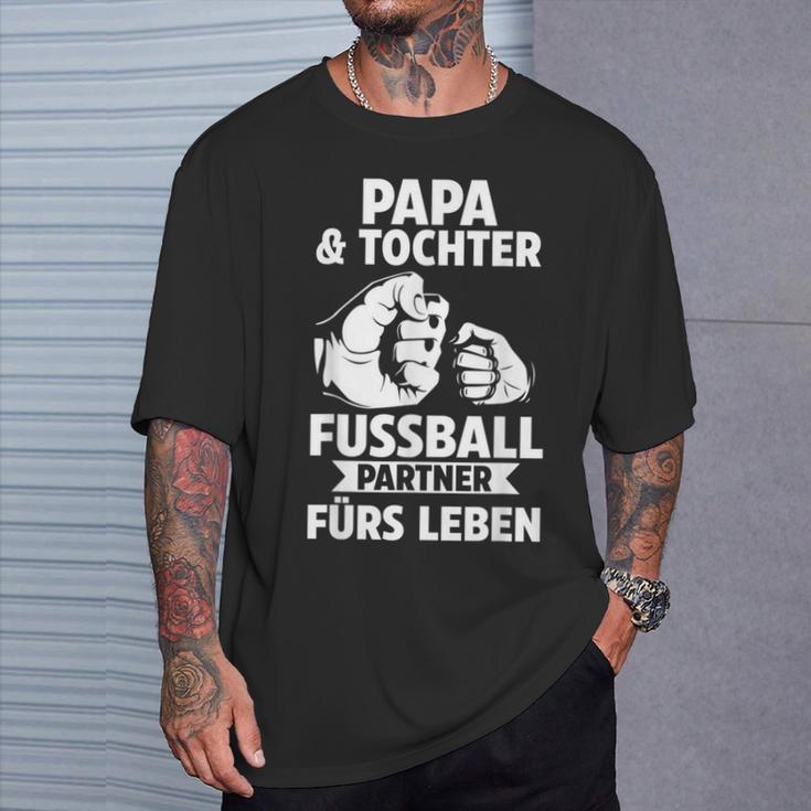 Papa Und Tochter Football S T-Shirt Geschenke für Ihn