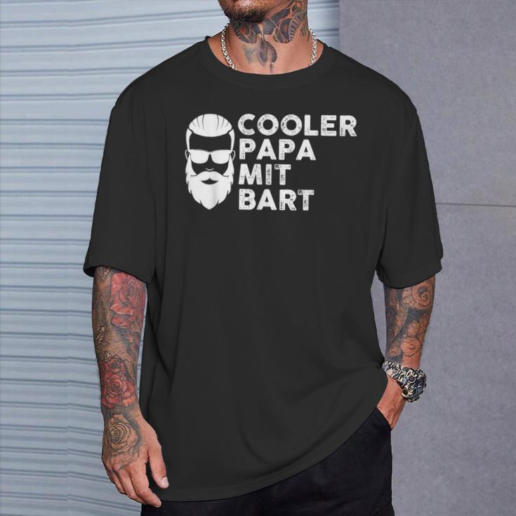 Papaater Bärtig Bartträger Schnurrbart Bart T-Shirt Geschenke für Ihn