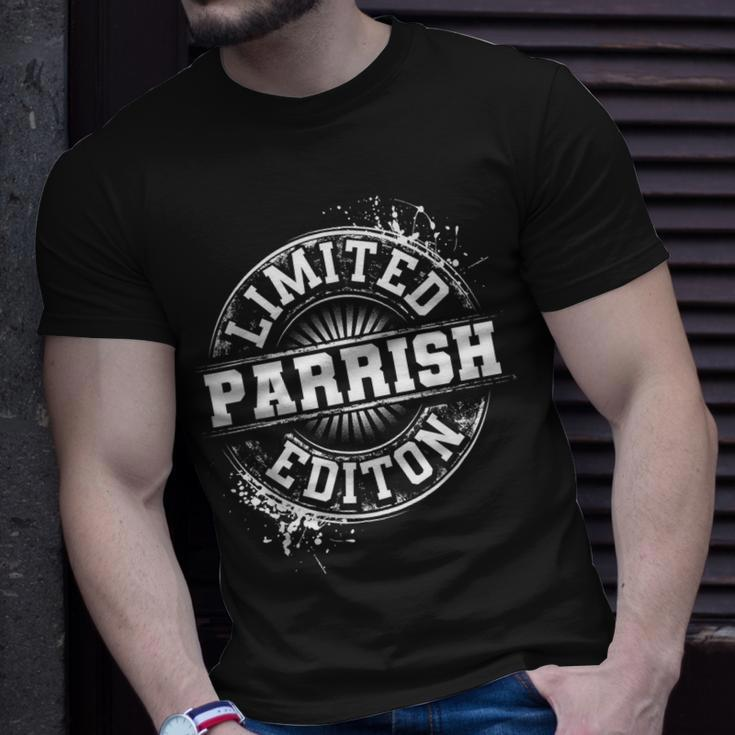 Parrish Surname Family Tree Birthday Reunion Idea T-Shirt Gifts for Him