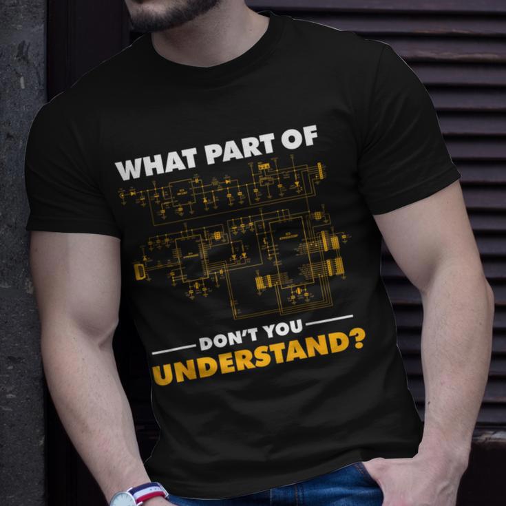 What Part Of Don't You Understand Electrical Electricians T-Shirt Gifts for Him