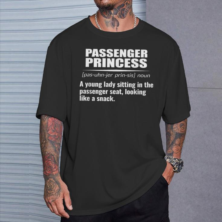 Passenger Princess Definition T-Shirt Gifts for Him